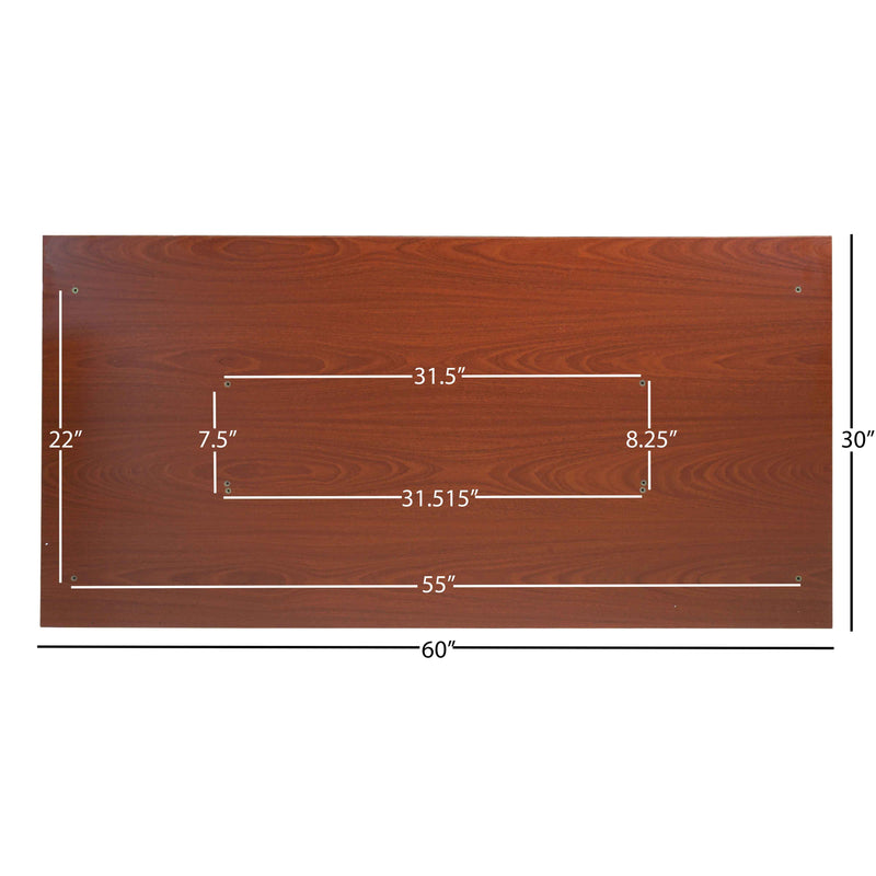 Scratch and Dent, Universal Desk Top - 30" x 60" Wood