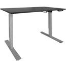 A2 Adjustable Sit to Stand Desk 30" x 48" Black Top