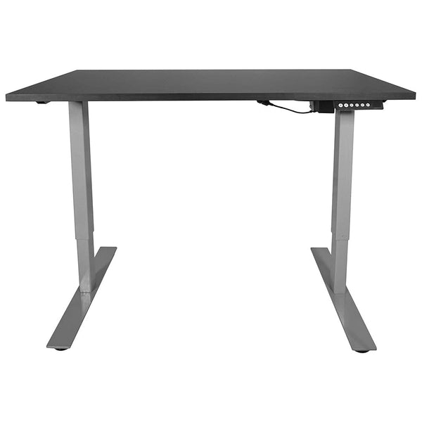 A2 Adjustable Sit to Stand Desk 30" x 48" Black Top