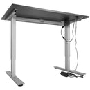 A2 Adjustable Sit to Stand Desk 30" x 48" Black Top