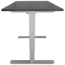 A2 Adjustable Sit to Stand Desk 30" x 48" Black Top