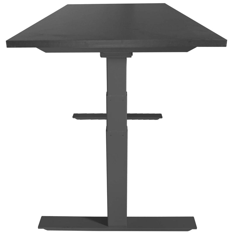 A6 Adjustable Sit To Stand Desk 24"- 50" w/ Black 30" x 48" Top