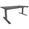 A6 Adjustable Sit To Stand Desk 24"- 50" w/ Black 30" x 48" Top