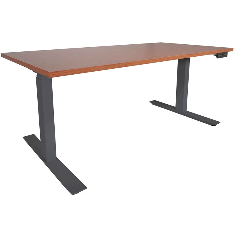 A6 Adjustable Sit To Stand Desk 24"- 50" w/ Wood 30" x 48" Top