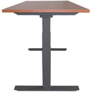 A6 Adjustable Sit To Stand Desk 24"- 50" w/ Wood 30" x 48" Top