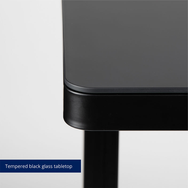 Scratch and Dent - Titan Adjustable Glass Top Standing Desk - FINAL SALE