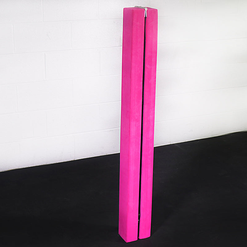 Scratch and Dent - Jr. Gymnastics Balance Beam | 8' Folding | Pink - FINAL SALE