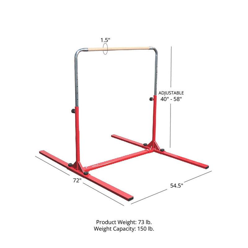 Scratch and Dent - Heavy Duty Jr. Gymnastics Kip Bar - FINAL SALE