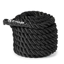 Scratch and Dent, 40' x 1.5" Battle Rope Black Poly Dacron