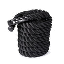 Black Poly Dacron Battle Ropes - Battle Rope Length: 30 FT - Battle Rope Thickness: 2" | 30 FT / 2"