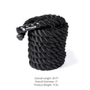 Scratch and Dent - 30' x 2" Battle Rope Black Poly Dacron - FINAL SALE