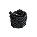 Scratch and Dent - 40' x 2" Battle Rope Black Poly Dacron - FINAL SALE