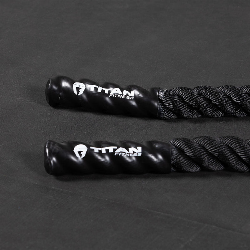 Scratch and Dent, 40' x 2" Black Poly Dacron Battle Rope