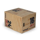 3-in-1 Wooden Plyo Box - Plyo Box Size: Medium | Medium (16 x 20 x 24in)