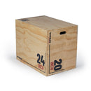 Scratch and Dent - 3-in-1 Wooden Plyo Box – 20" x 24" x 30" - FINAL SALE