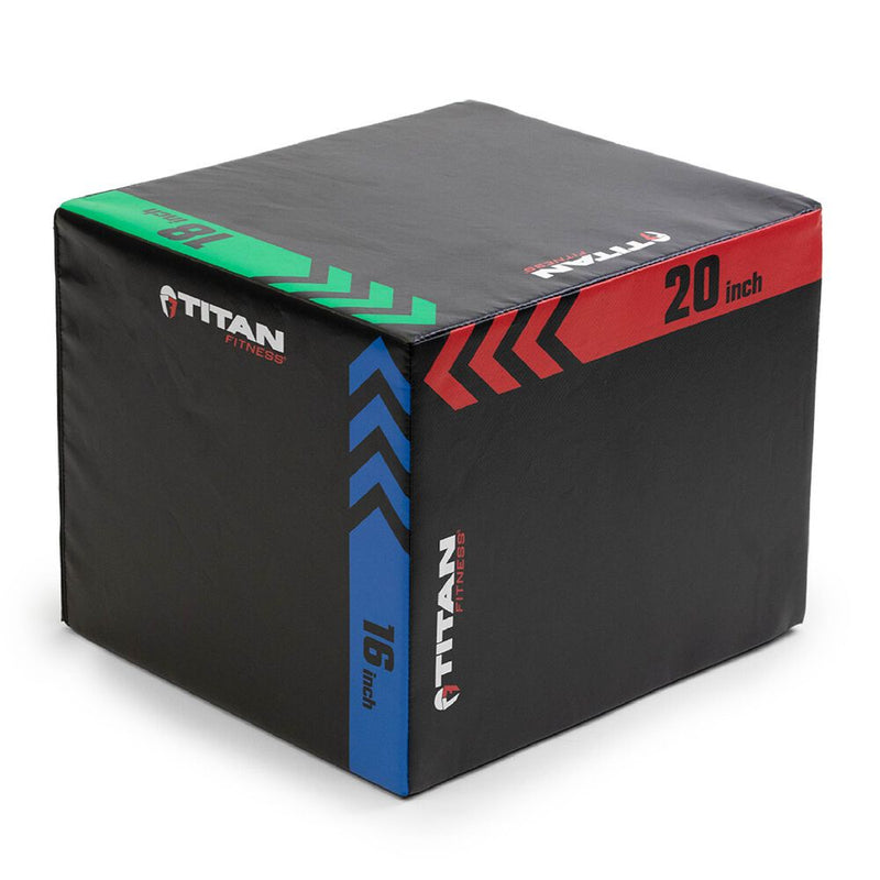 3-In-1 Heavy Foam Plyometric Box | 16 x 18 x 20in