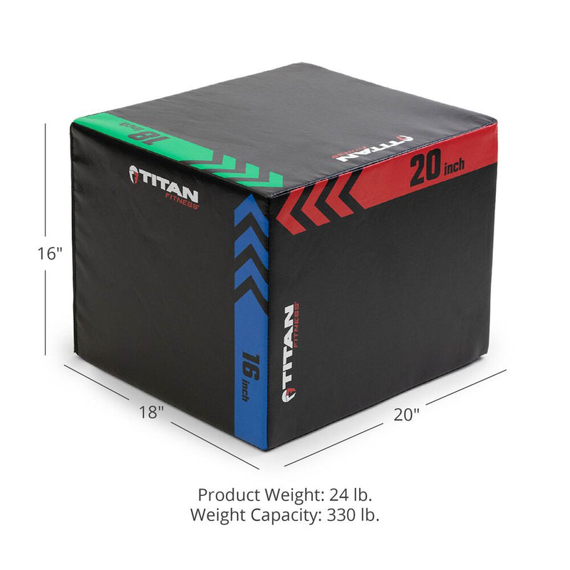 3-In-1 Heavy Foam Plyometric Box