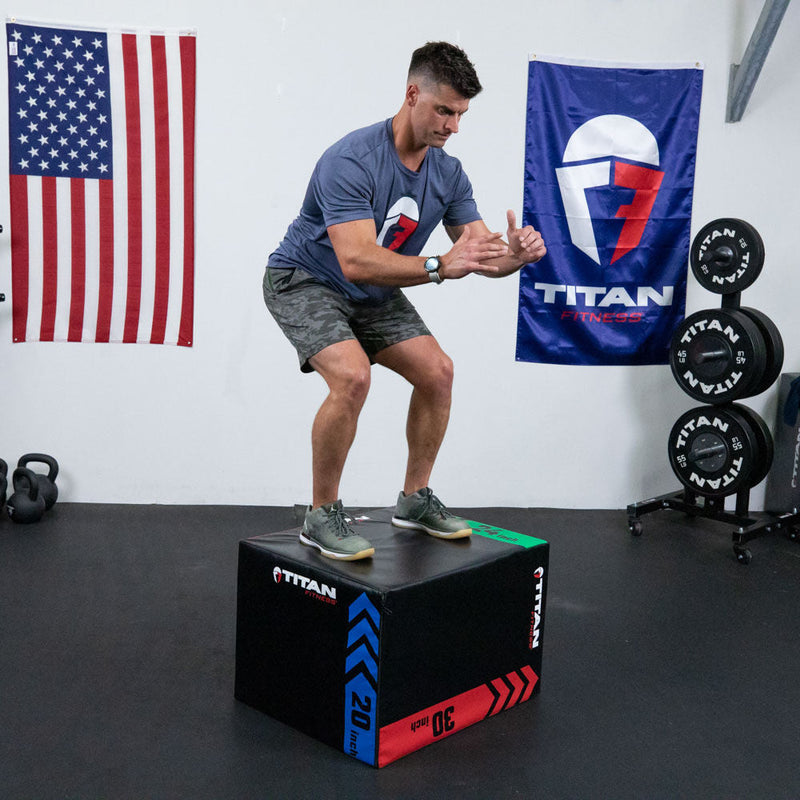 3-In-1 Heavy Foam Plyometric Box