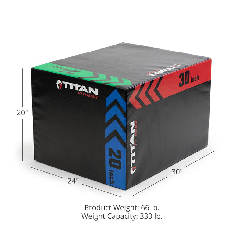 3-In-1 Heavy Foam Plyometric Box