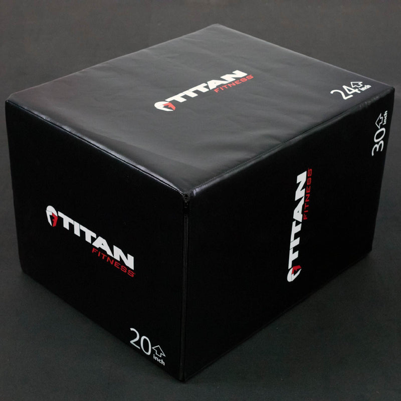 Scratch and Dent - 3-in-1 Soft Foam Plyometric Box – 20" x 24" x 30" - FINAL SALE