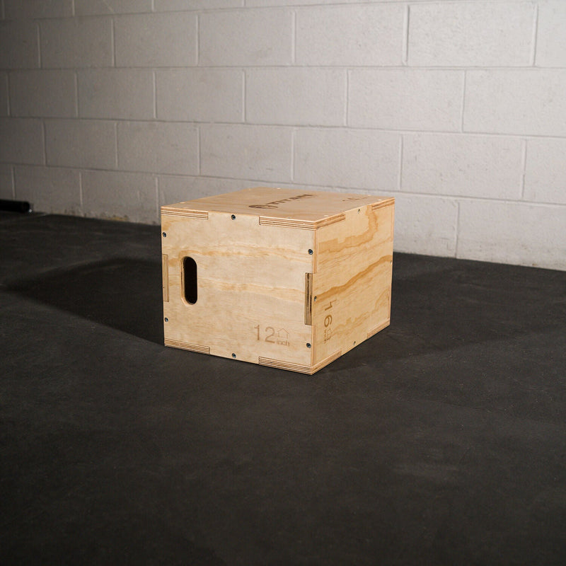 Scratch and Dent - 3-in-1 Wooden Plyometric Box - 12" 14" 16" - FINAL SALE