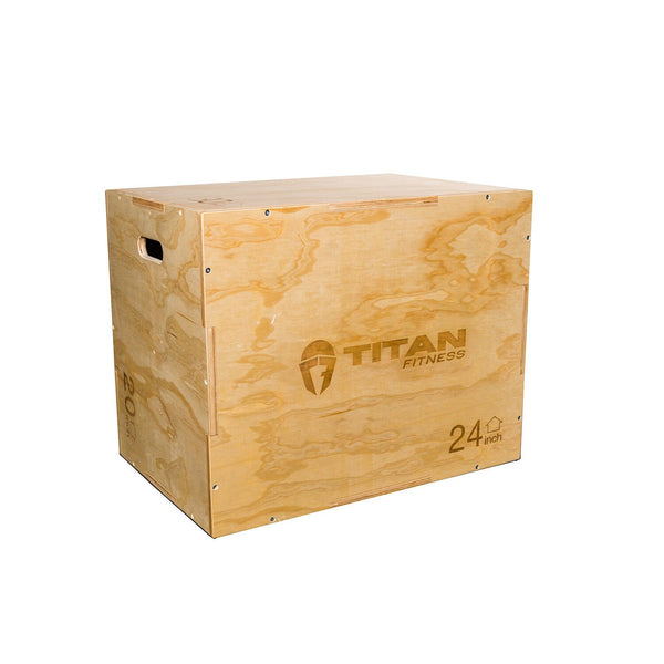 Scratch and Dent - 3-in-1 Wooden Plyometric Box - 20" 24" 30" - FINAL SALE