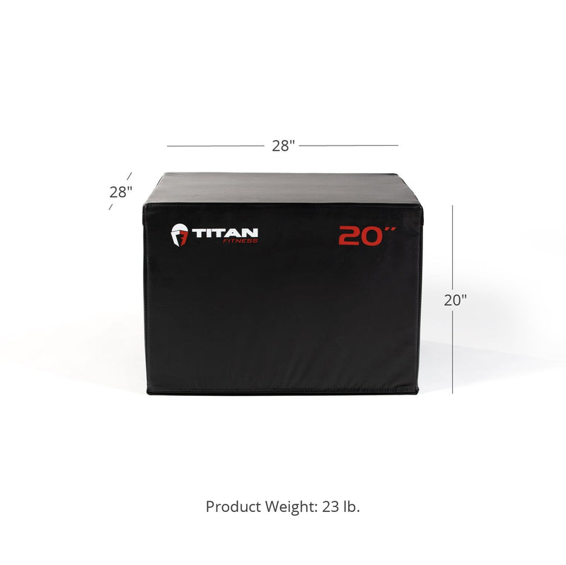 Scratch and Dent - 20" Portable Foam Plyometric Box - FINAL SALE