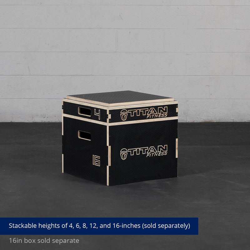 Scratch and Dent - 4-in Stackable Wooden Plyometric Box - FINAL SALE