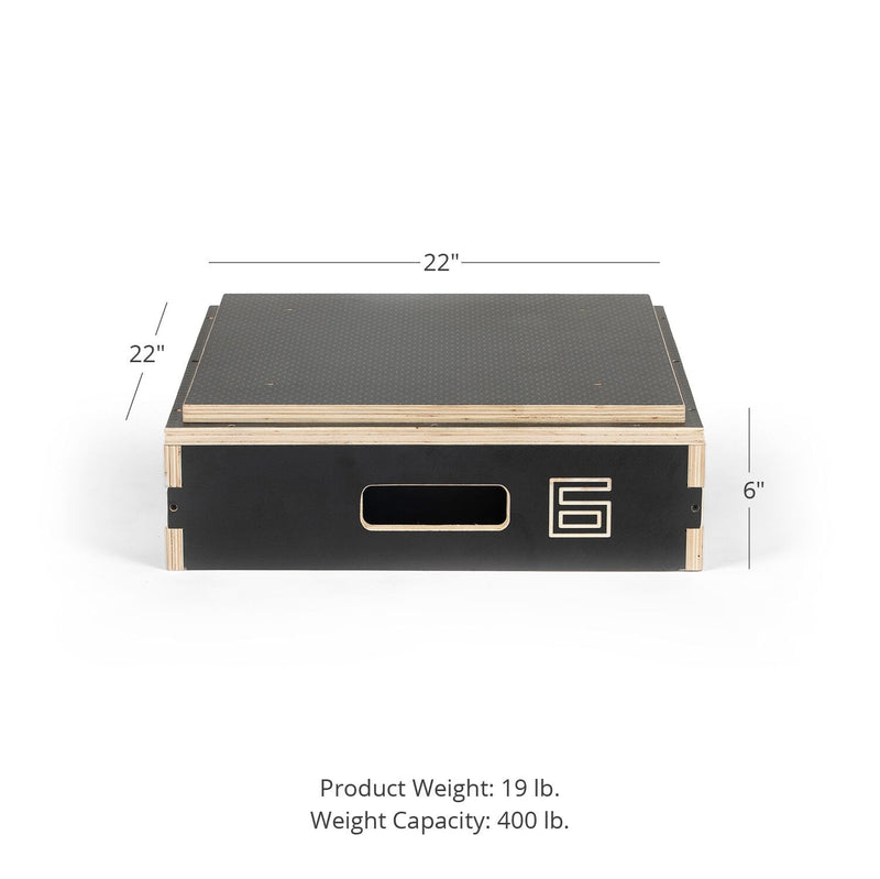 Scratch and Dent - 6-in Stackable Wooden Plyometric Box - FINAL SALE