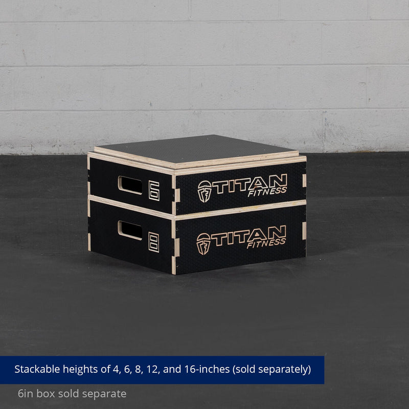 Scratch and Dent - 8-in Stackable Wooden Plyometric Box - FINAL SALE