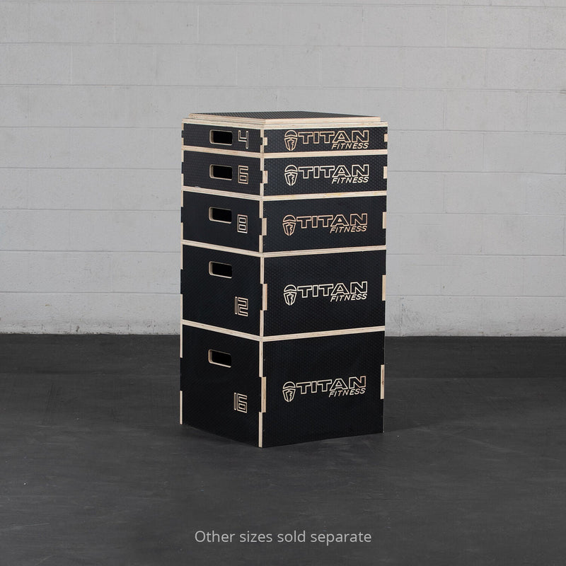 Scratch and Dent - 8-in Stackable Wooden Plyometric Box - FINAL SALE