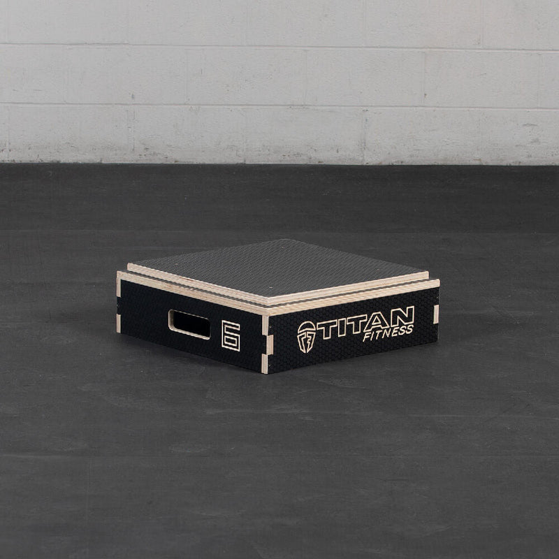 Scratch and Dent, 6" Stackable Wooden Plyo Box