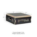 8" Stackable Wooden Plyo Box