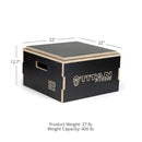 12" Stackable Wooden Plyo Box