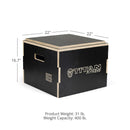 Scratch and Dent, 16" Stackable Wooden Plyo Box