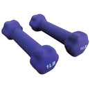 Scratch and Dent, Neoprene Light Weight Dumbbell Set - 1, 2, 3 , 4 LB