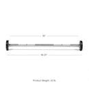 Scratch and Dent - Rubber Fixed Barbell | Straight | 20 LB - FINAL SALE