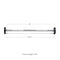 Scratch and Dent - Rubber Fixed Barbell | Straight | 20 LB - FINAL SALE