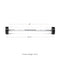 Scratch and Dent - Rubber Fixed Barbell | Straight | 40 LB - FINAL SALE