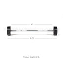 Scratch and Dent - Rubber Fixed Barbell | Straight | 60 LB - FINAL SALE