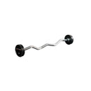 Scratch and Dent - Rubber Fixed Barbell | EZ Curl | 30 LB - FINAL SALE