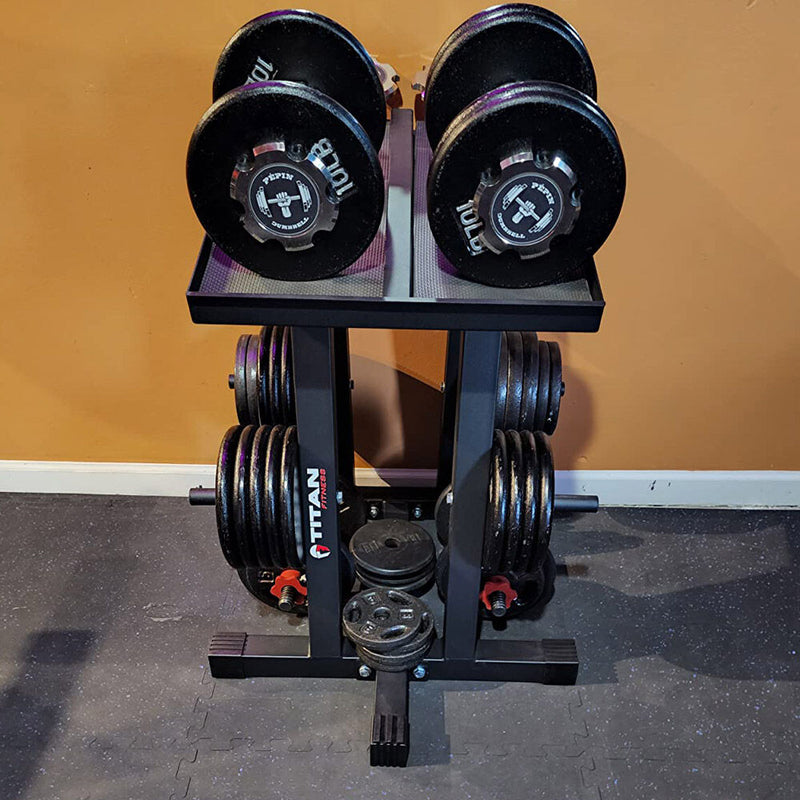 Dumbbell Stand and Plate Tree