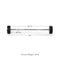 60 LB Straight Fixed Urethane Barbell