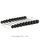 20 LB – 110 LB Straight Fixed Urethane Barbells