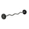 Scratch and Dent, 20 LB EZ Curl Fixed Rubber Barbell