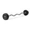 Scratch and Dent, 40 LB EZ Curl Fixed Rubber Barbell