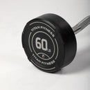 60 LB EZ Curl Fixed Urethane Barbell