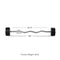 80 LB EZ Curl Fixed Urethane Barbell