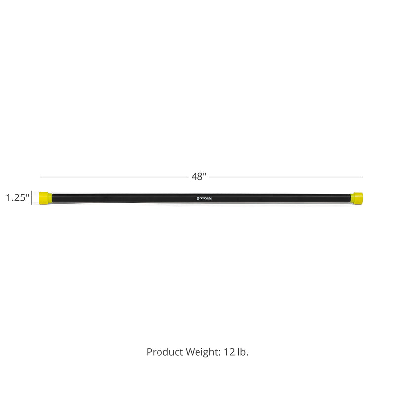 Scratch and Dent - 12 lb Aerobic Exercise Body Bar - FINAL SALE