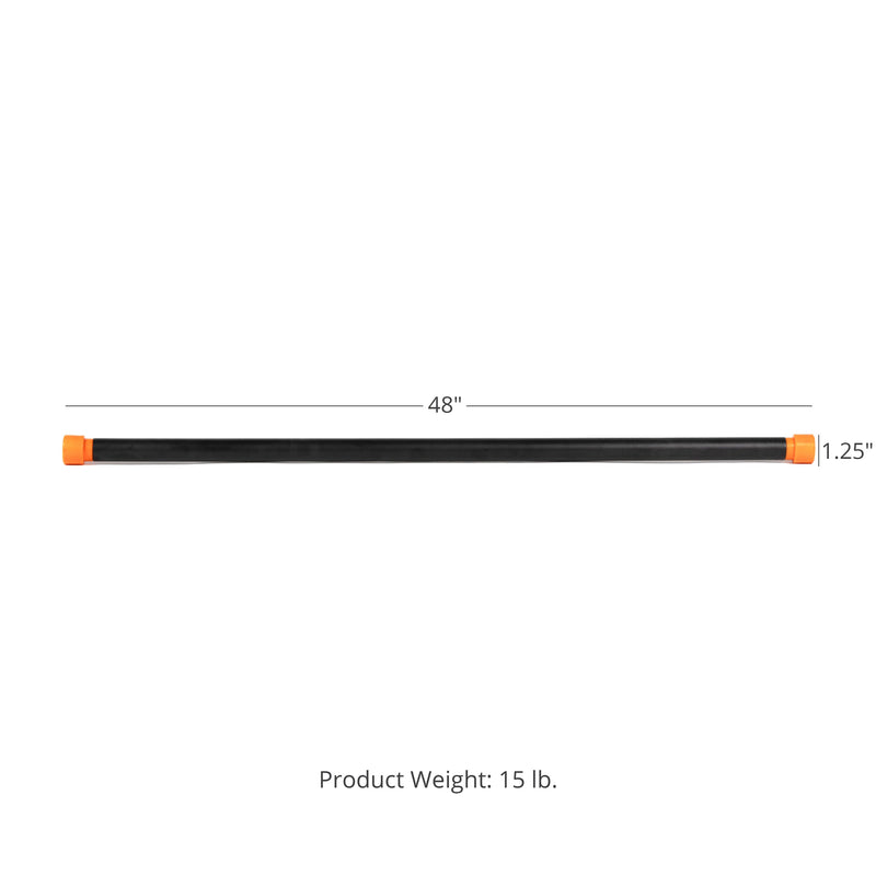 Scratch and Dent - 15 lb Aerobic Exercise Body Bar - FINAL SALE